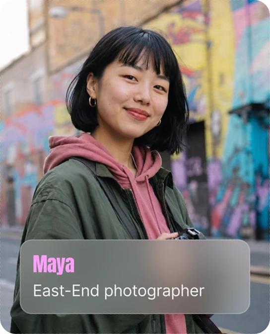 Maya, East-End photographer