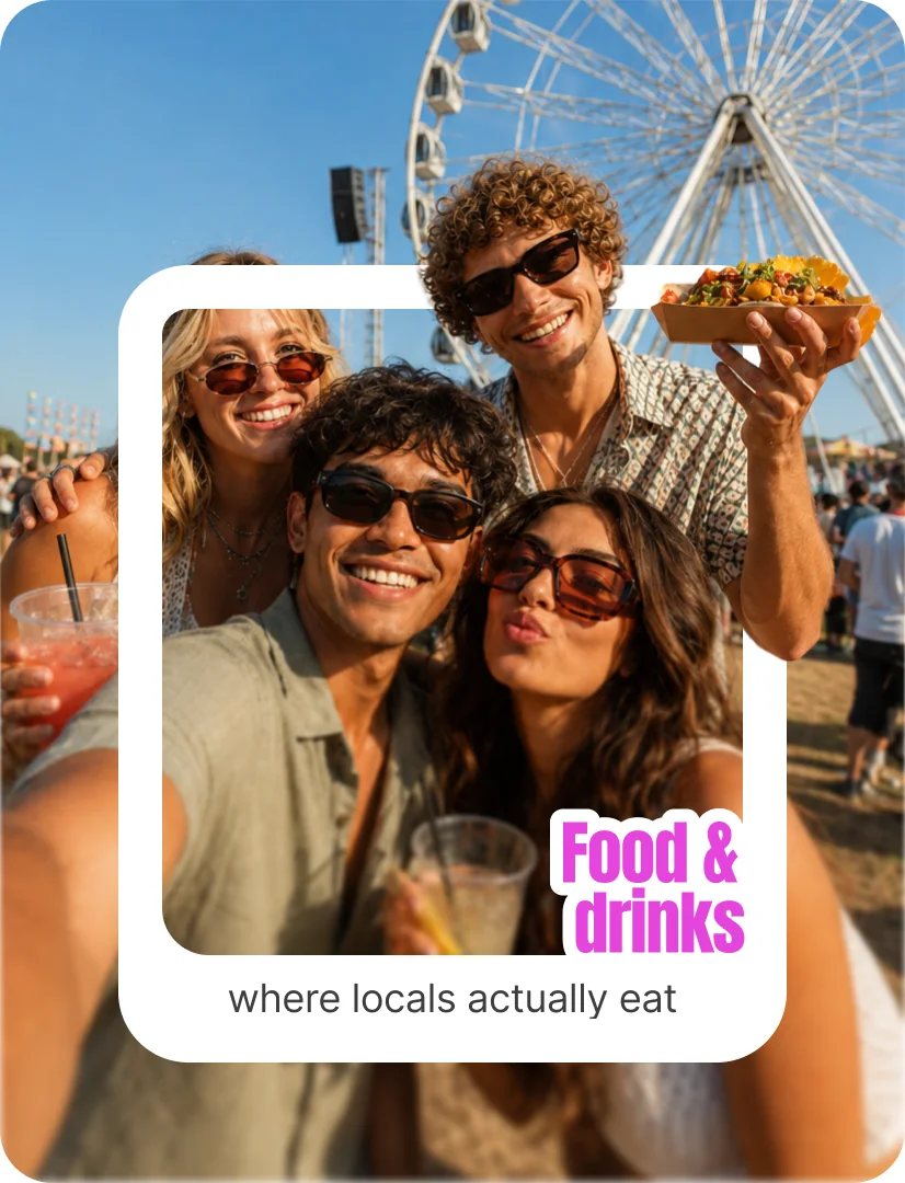 Food & drinks — where locals actually eat